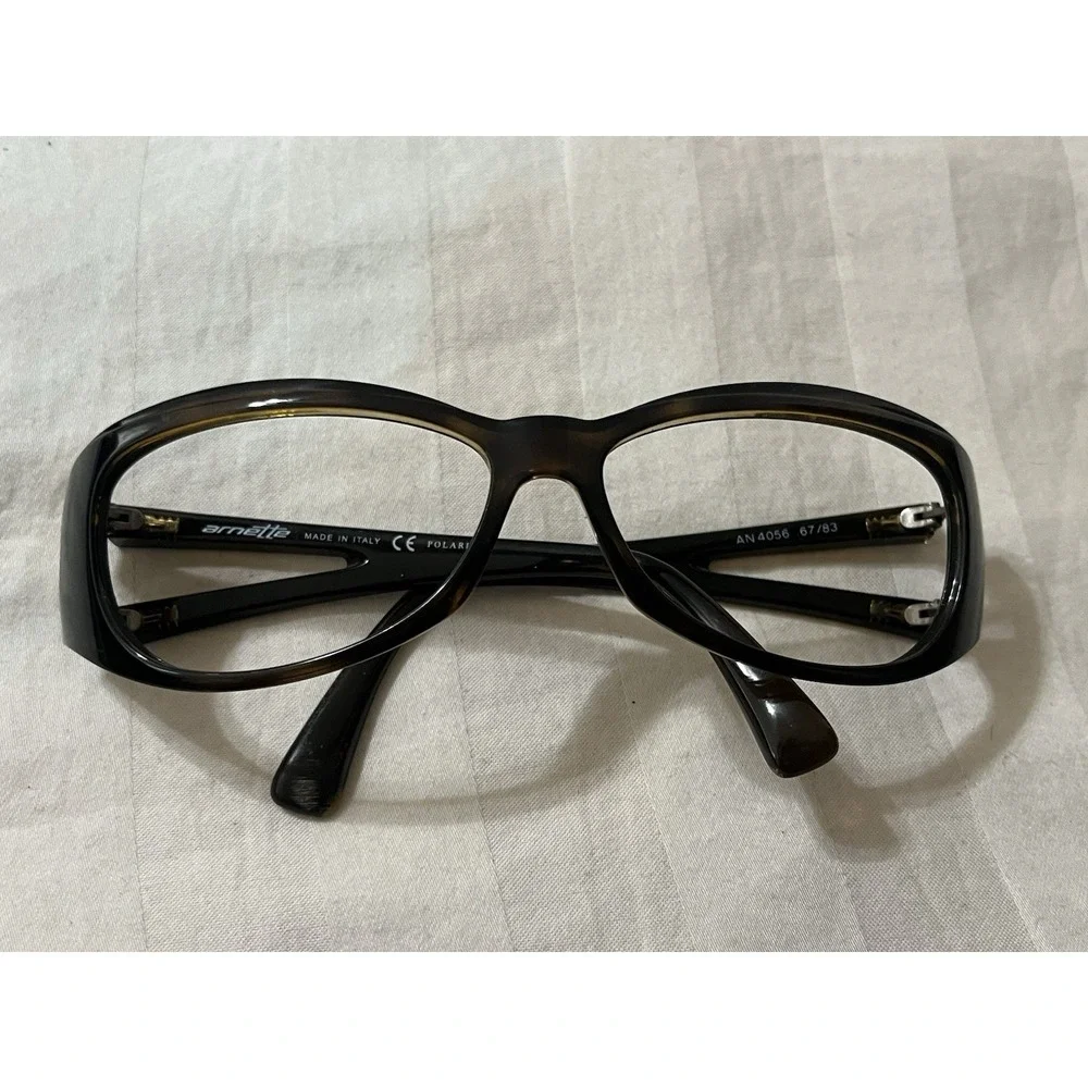 ARNETTE  AN 4056 67/83 Brown Sunglasses FRAMES Brown Fade Wrap Frame Italy